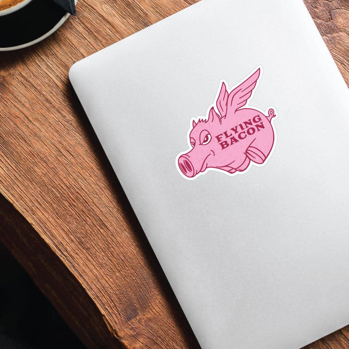 Flying Bacon Sticker Decal