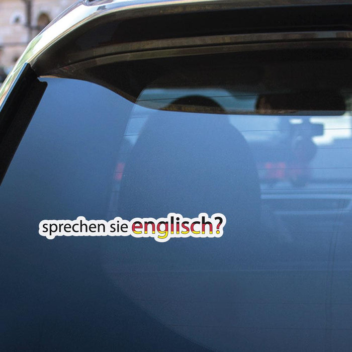 Sprechen Sie English German Speak English Sticker Decal