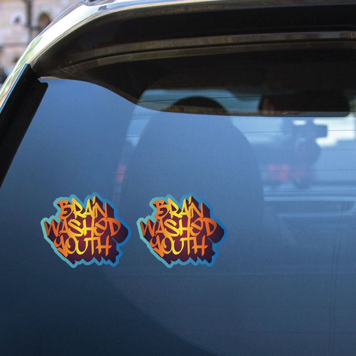 2X Brain Washed Youth Sticker Decal