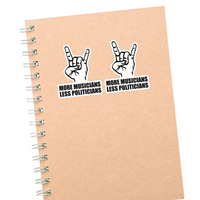 2X Musicians Sticker Decal