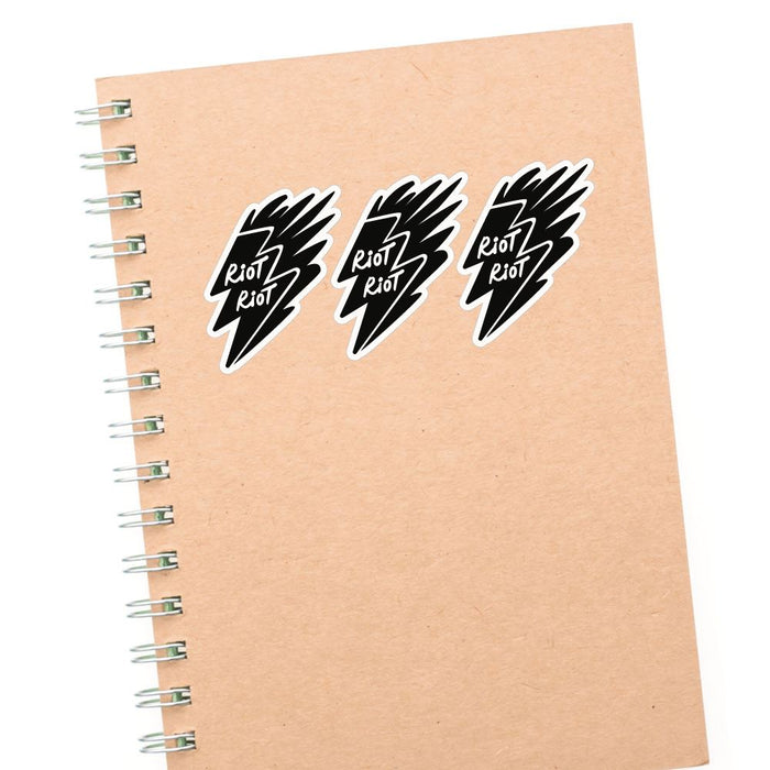 3X Lets Cause A Riot Sticker Decal