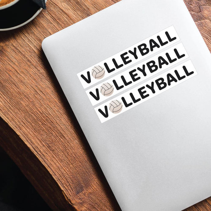 3X Volleyball Sport Sticker Decal