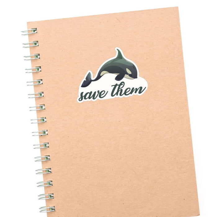 Saveable Sticker Save Them Sticker Decal | Environment Stickers - Sticker Collective