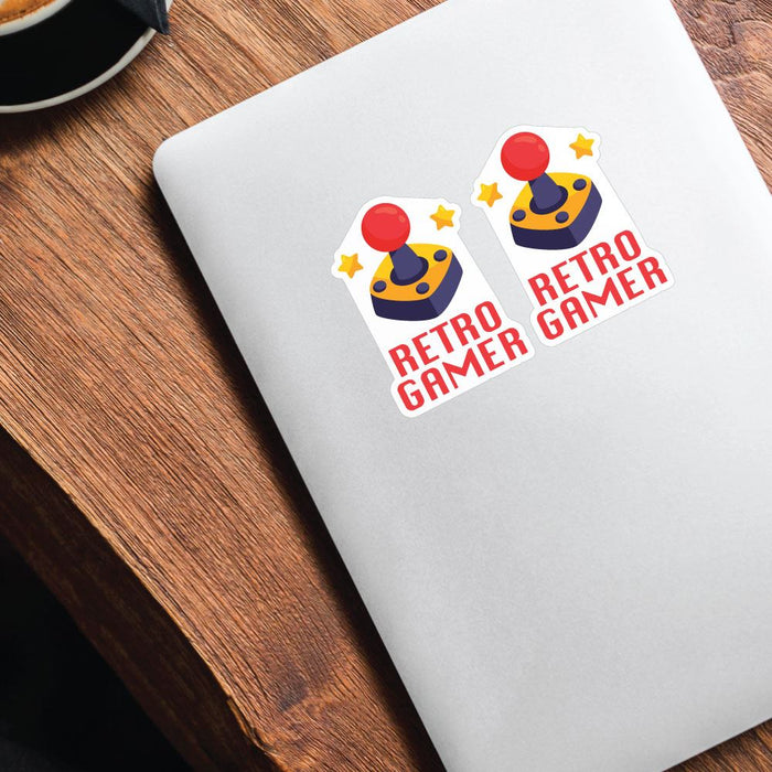 2X Retro Gamer Sticker Decal