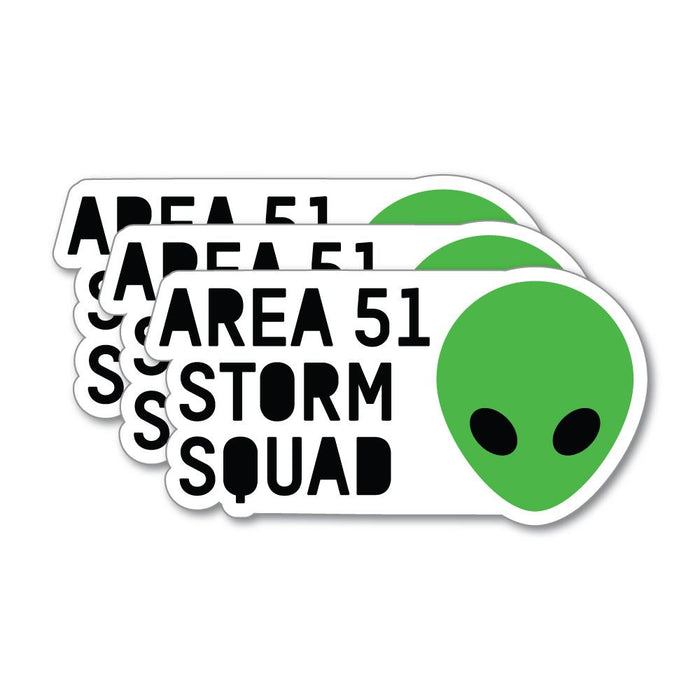 3X Storm Squad Area 51 Sticker Decal
