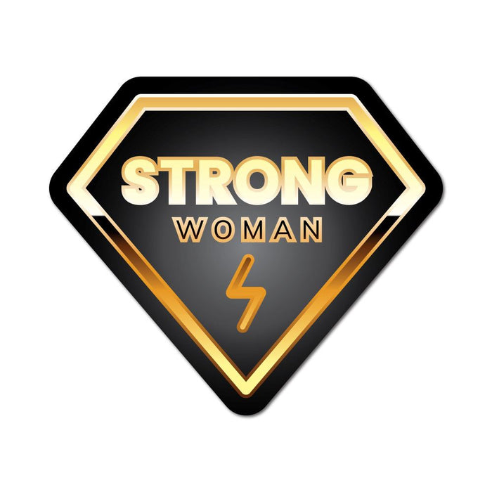 Strong Woman Diamond Sticker Decal