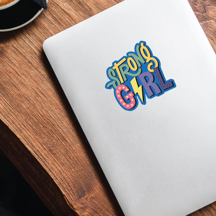 Strong Girl Sticker Decal