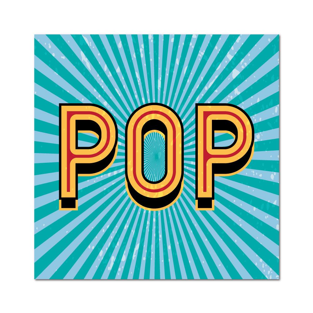 Pop Sticker Decal | Pop Art Stickers - Sticker Collective