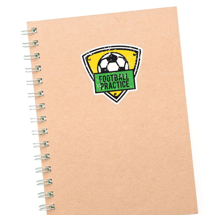 Football Practice Sticker Decal