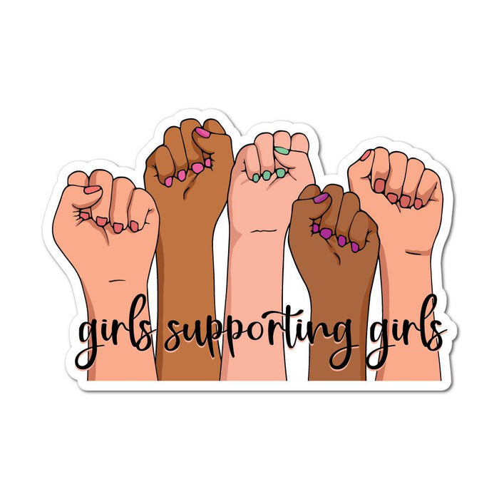 Girls Supporting Girls Sticker Decal