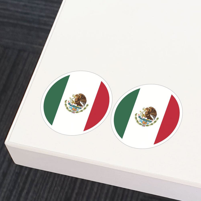 Mexico Flag X2 Sticker Decal