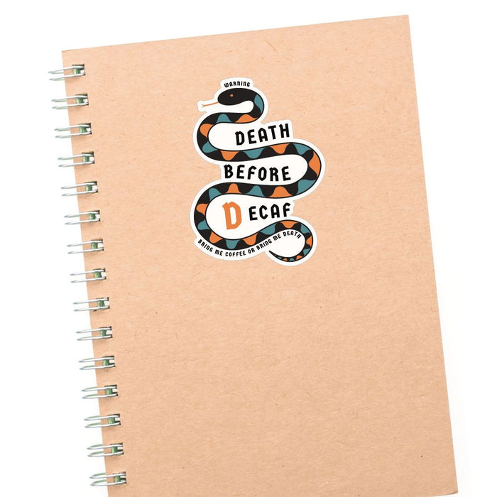 Bring Me Coffee Or Bring Me Death Sticker Decal