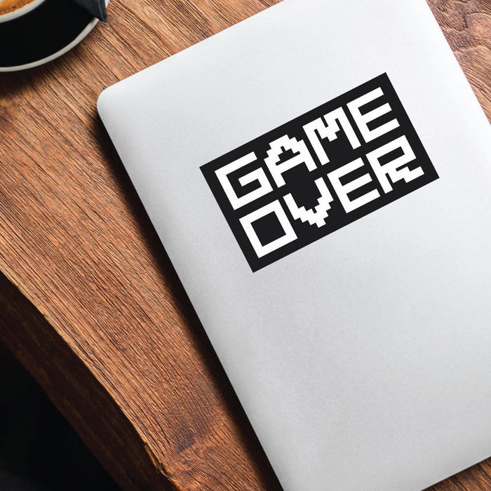 You Died Game Over Sticker Decal