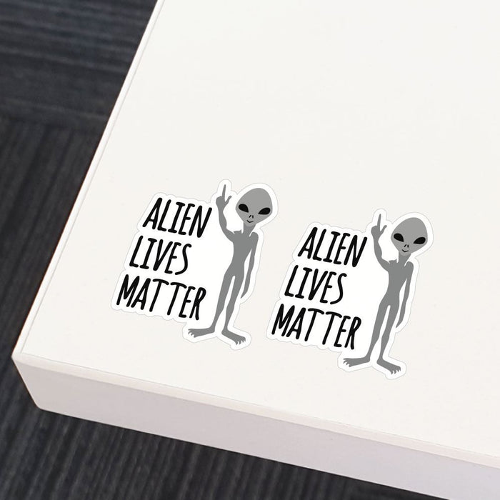 2X Alien Lives Matter Sticker Decal