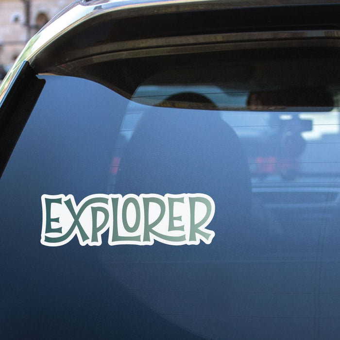 Explorer Icon Sticker Explorer Sticker Decal | Travel Stickers - Sticker Collective