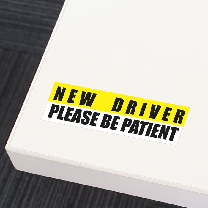 Beginner Driver Please Be Patient Sticker Decal