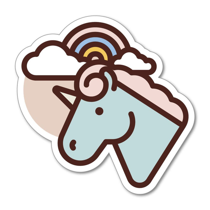 Unicorn Illustration Sticker Decal