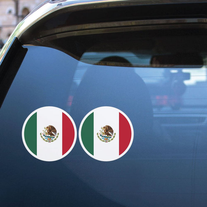 Mexico Flag X2 Sticker Decal