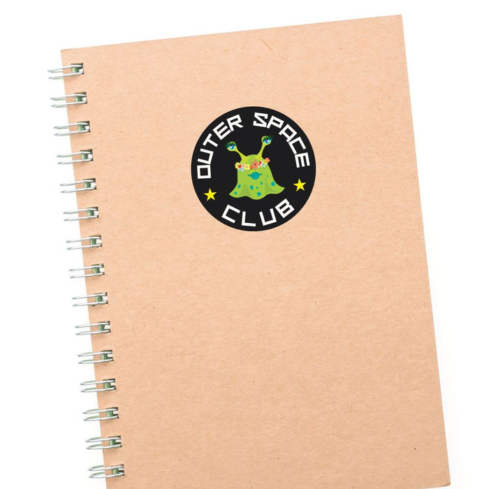 Outer Space Club Sticker Decal