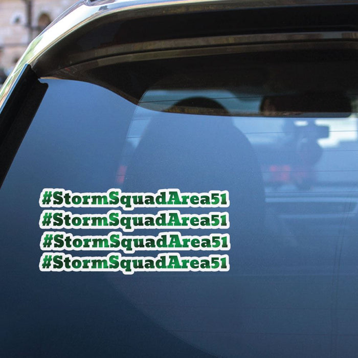 4X Storm Squad Area 51 Sticker Decal