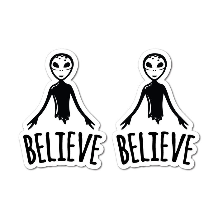 2X Believe In Aliens Sticker Decal