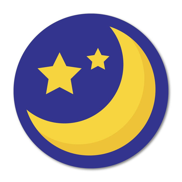 Moon Sticker Apple Moon Sticker Decal | Travel Stickers - Sticker Collective
