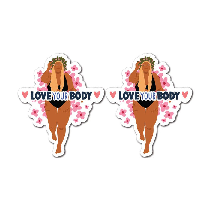 2X Love Your Body Sticker Decal