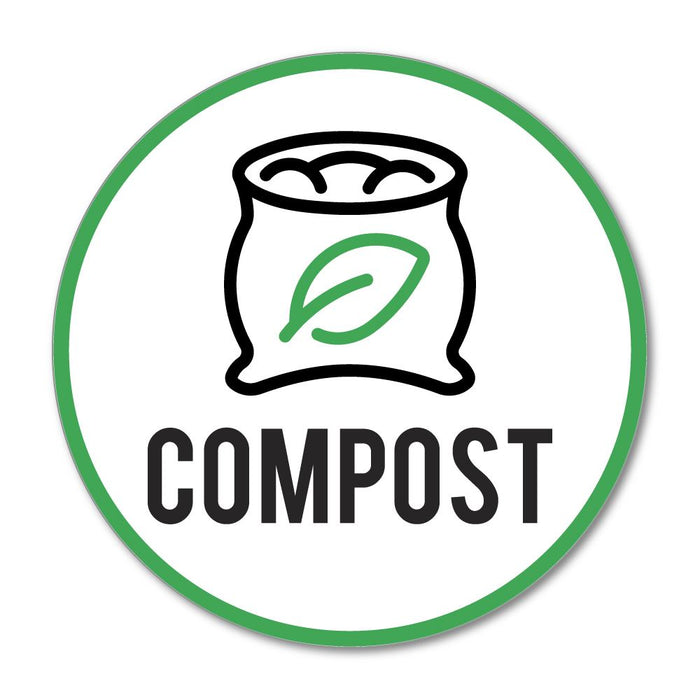 Compost Recycle Sticker Decal