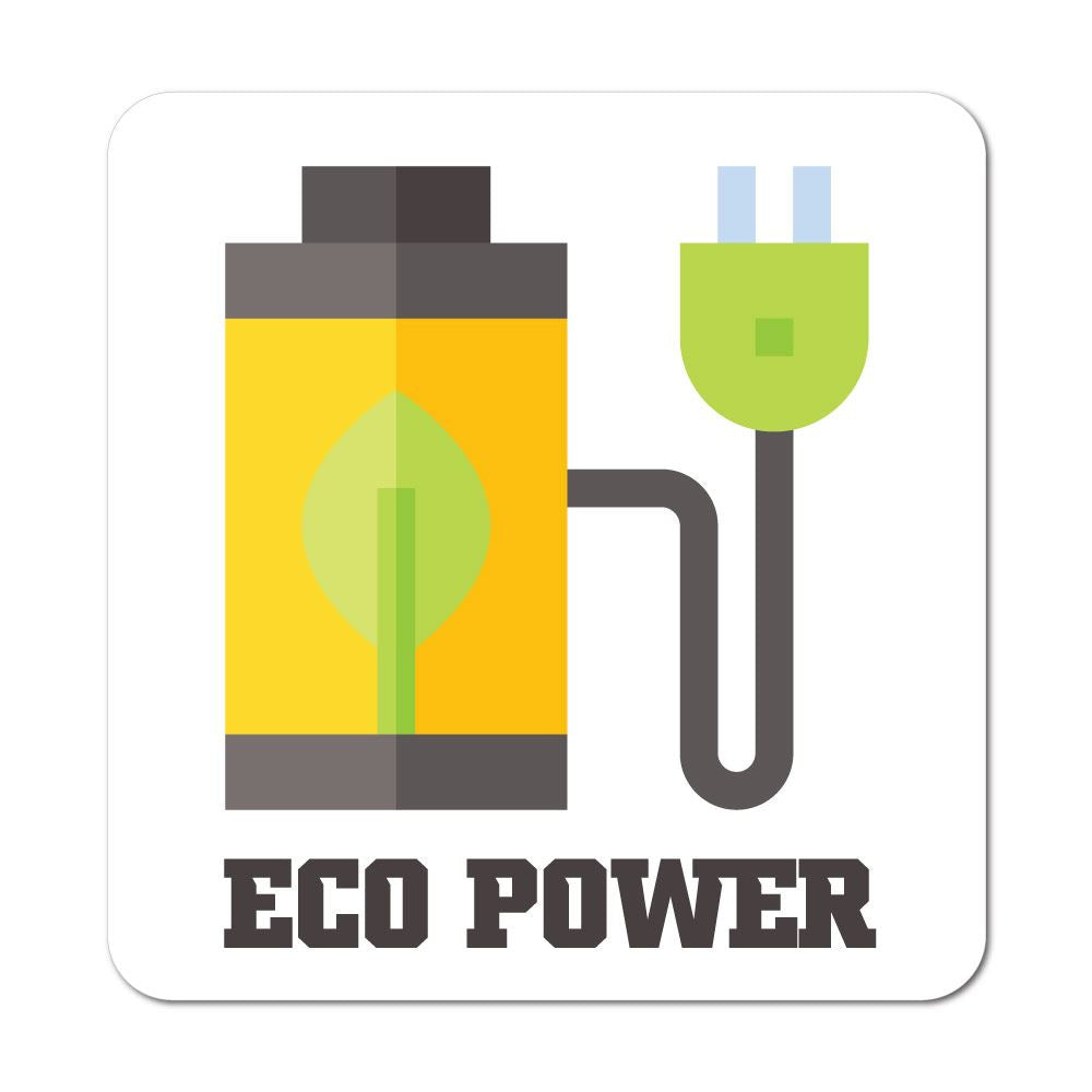 Eco Power Sticker Decal | Environment Stickers - Sticker Collective