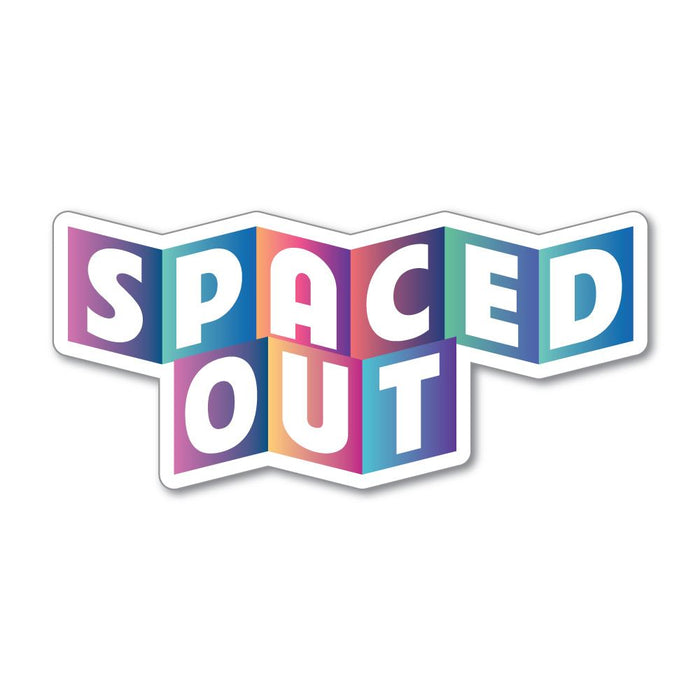 Spaced Out Sticker Decal