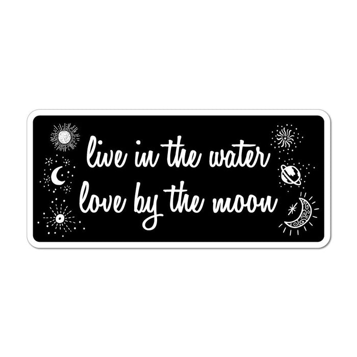 Live In The Water Love By The Moon Car Sticker Decal