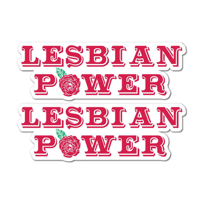 2X Lesbian Power Sticker Decal