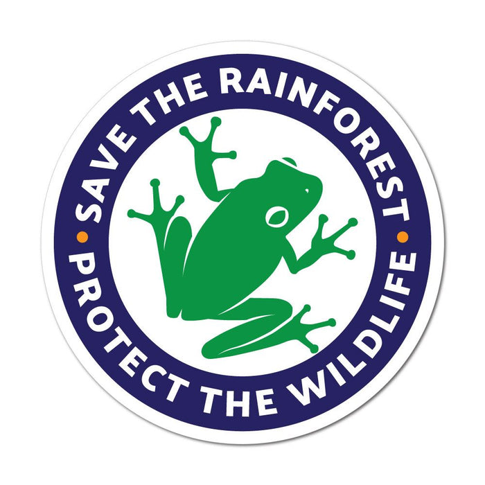 Save The Rainforest Protect The Wildlife Sticker Decal