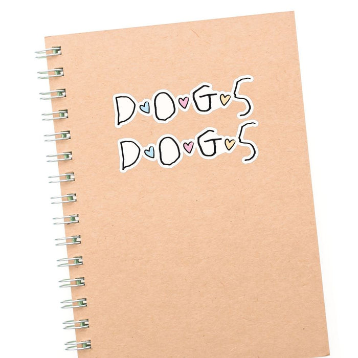 2X Dogs Sticker Decal