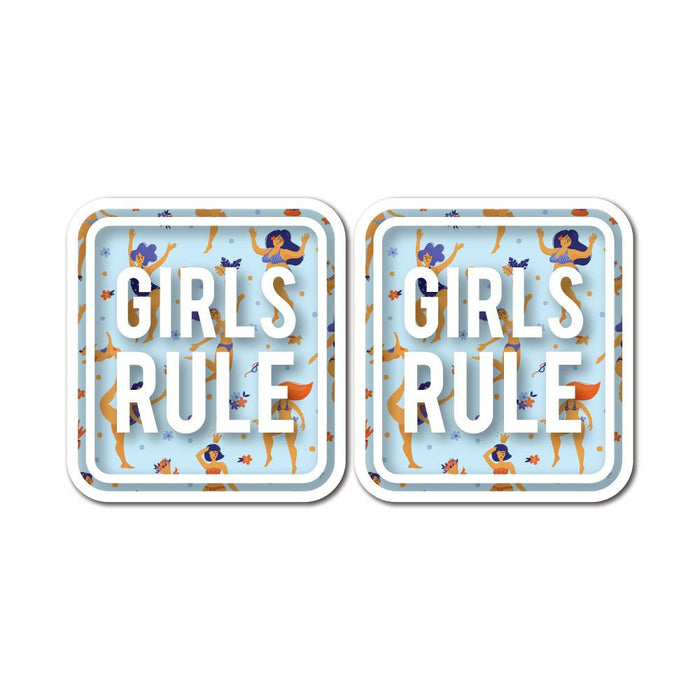 2X Females Rule Sticker Decal