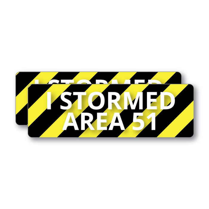 2X I Stormed Area 51 Sticker Decal