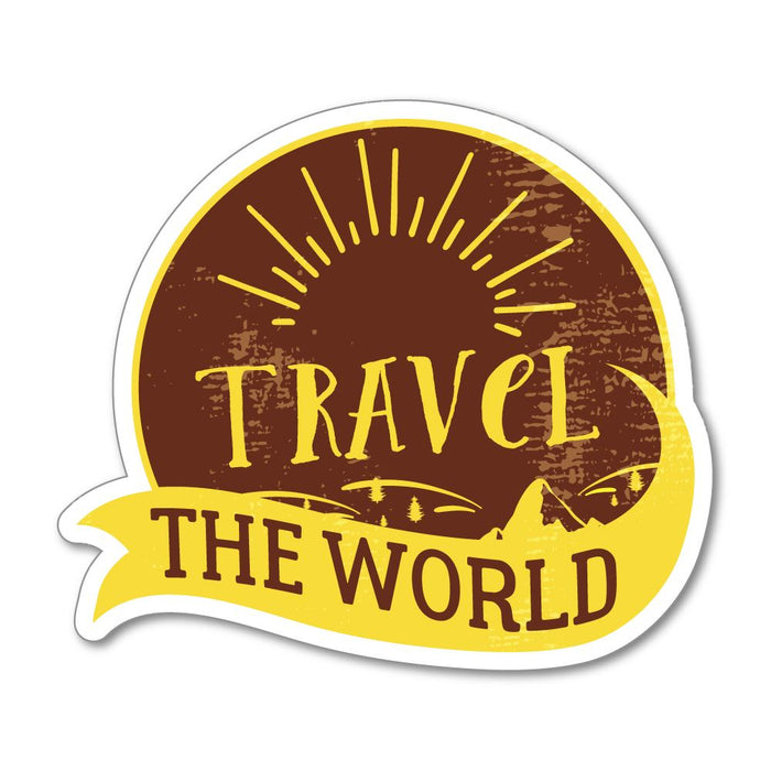 Travel The World Sticker Decal