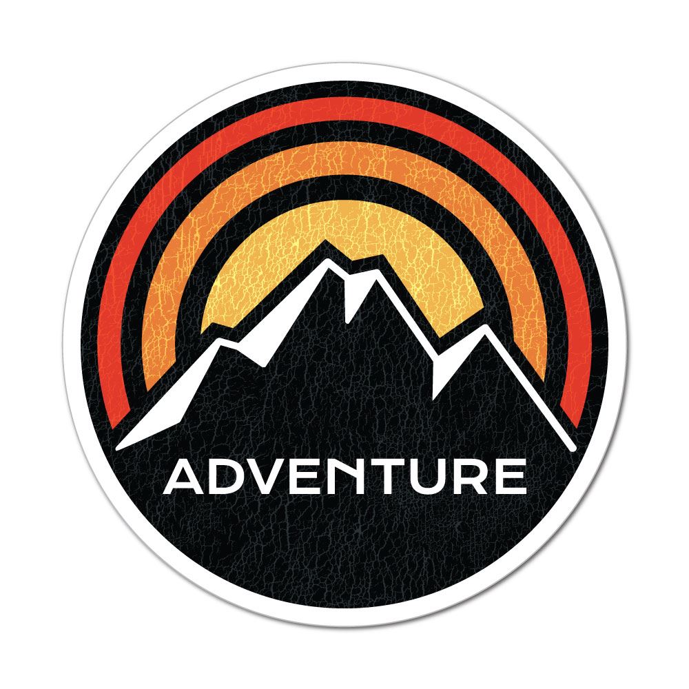 Vintage Adventure Sticker Decal | Adventure Stickers - Sticker Collective