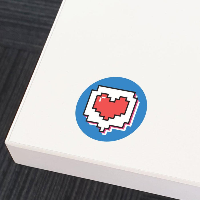Love Heart Game Sticker Decal