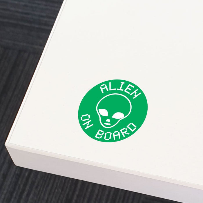 Alien On Board Sticker Decal