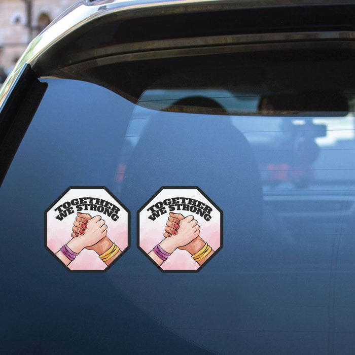 2X Together We Strong Sticker Decal