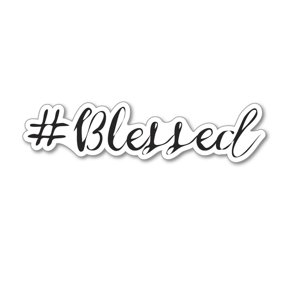 Blessed Sticker Decal | Religion Stickers - Sticker Collective