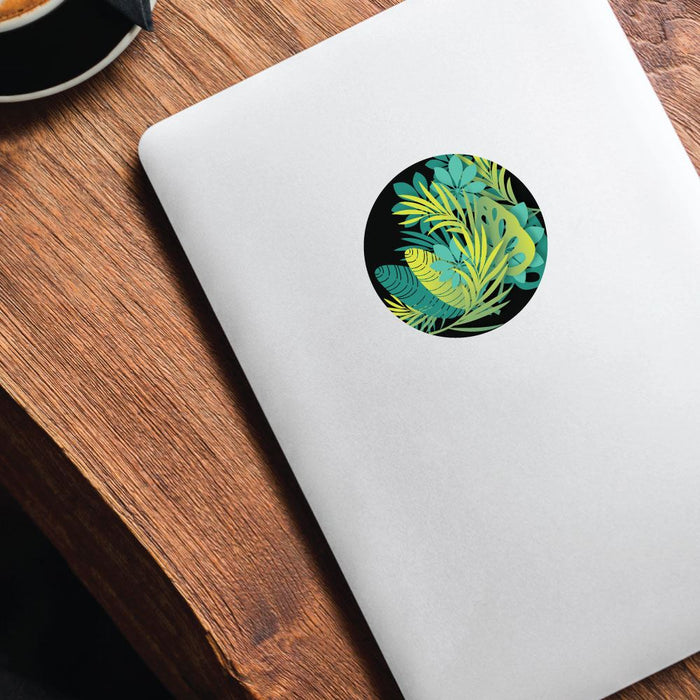 Green Leaves Sticker Decal