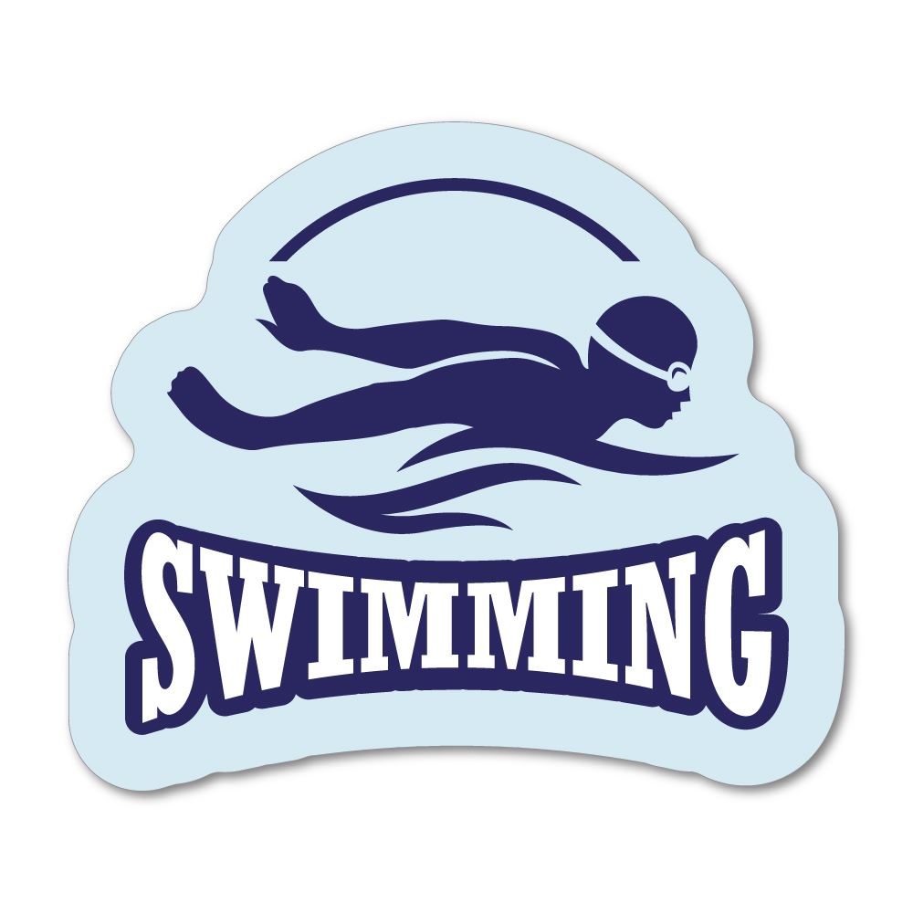 Swimming Sticker Decal | Sport Stickers - Sticker Collective