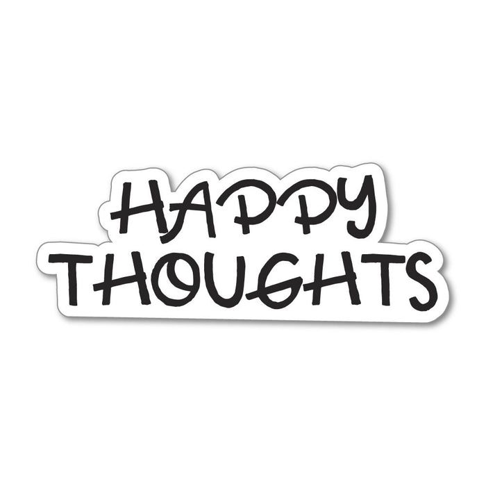 Happy Thoughts Sticker Decal