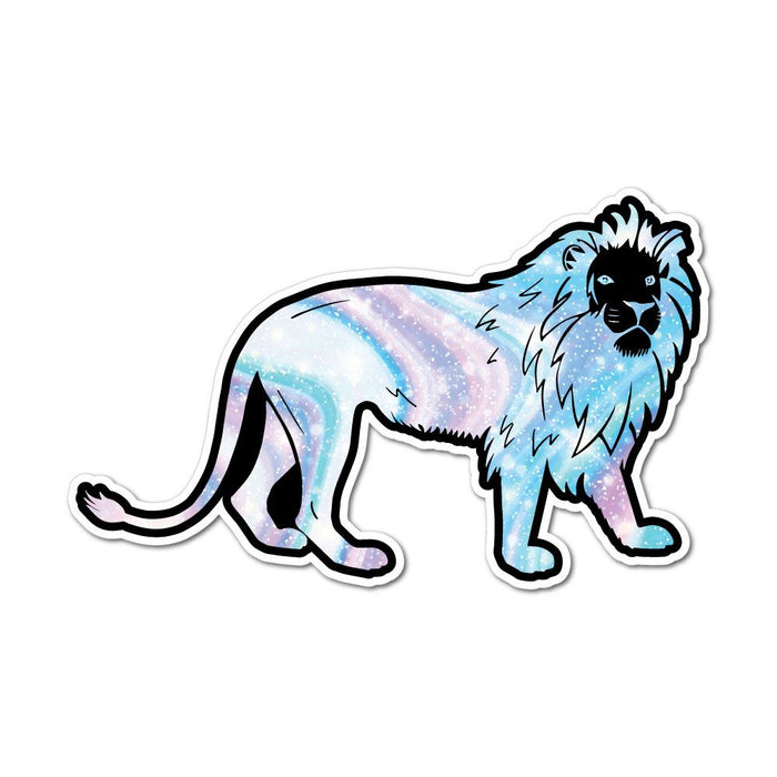 Trippy Lion Sticker Decal