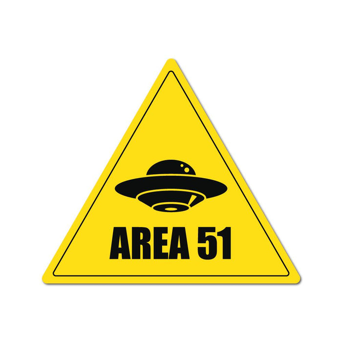 2X Area 51 Sign Sticker Decal