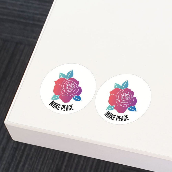 2X Make Peace Sticker Decal