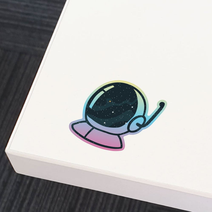 Astronaut Galaxy Reflection Sticker Decal