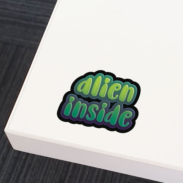 Alien Inside Sticker Decal